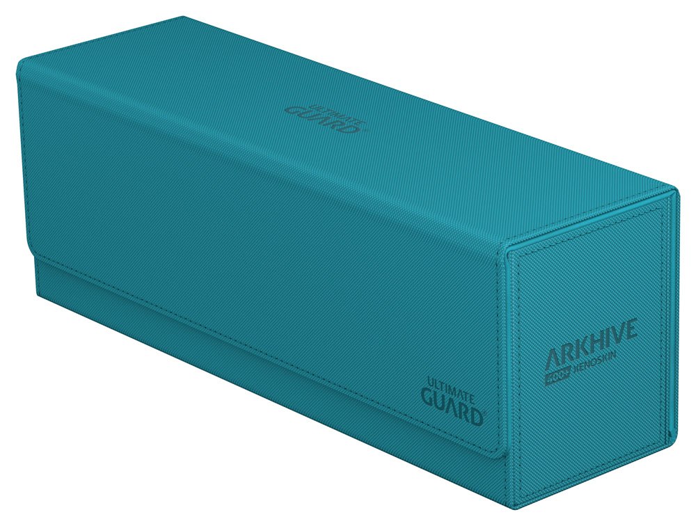 Ultimate Guard Arkhive 400+ XenoSkin in Petrolblau, Kartenaufbewahrungsbox für 400+ Karten, langlebig und stilvoll.