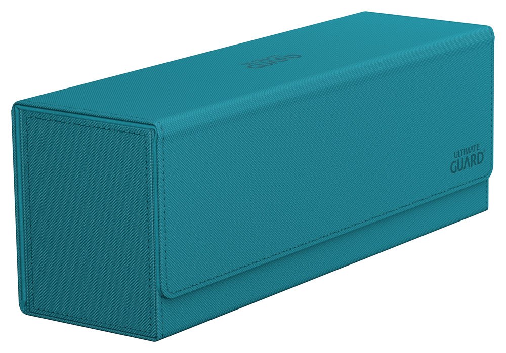 Ultimate Guard Arkhive 400+ in petrolblau für die sichere Aufbewahrung von über 175 Karten und Deck Boxen.