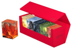 Ultimate Guard Arkhive 400+ XenoSkin Rot mit Deck Cases für Kartenaufbewahrung.