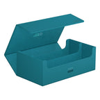 Ultimate Guard Arkhive 800+ XenoSkin Kartenbox, petrolblau, geöffnet, für 800+ Karten.