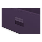 Ultimate Guard Arkhive 800+ XenoSkin Monocolor Violett, Nahaufnahme der Textur und Logo.