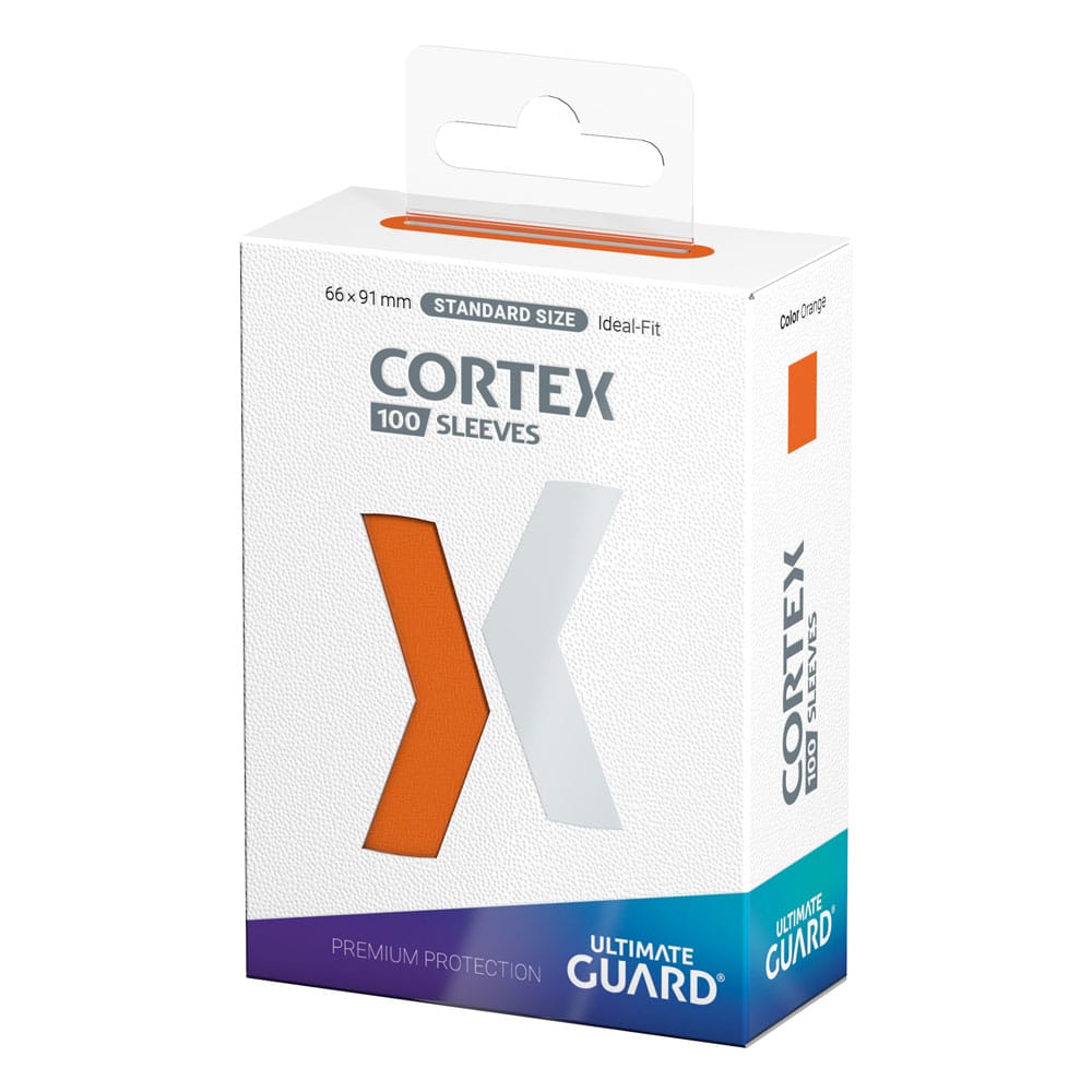 Ultimate Guard Cortex Sleeves Standardgröße Orange, 100 Stück, Verpackung.