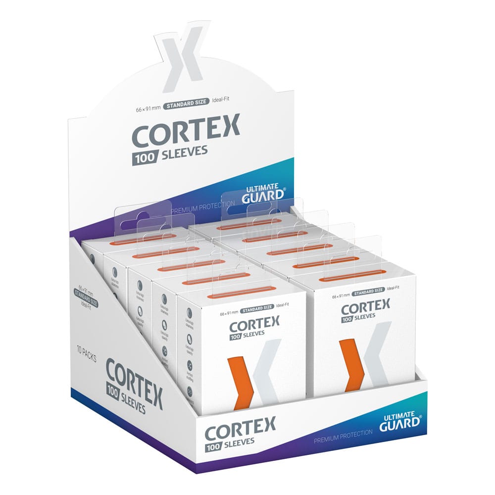 Ultimate Guard Cortex Sleeves Standardgröße Orange, 100er Packung in Displaybox.