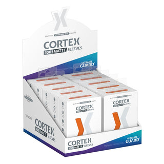 Ultimate Guard Cortex Sleeves, 100er Pack, Standardgröße, matt-orange, Displaybox.