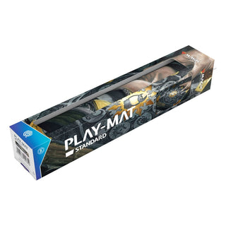 Ultimate Guard Play-Mat "Guild Summit" mit Magic: The Gathering Artwork "Tome of the Guildpact" in Verpackung.