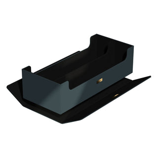 Ultimate Guard Arkhive 1000+ Xenoskin Deck-Box, geöffnet, schwarz, für Magic: The Gathering Kartenaufbewahrung.