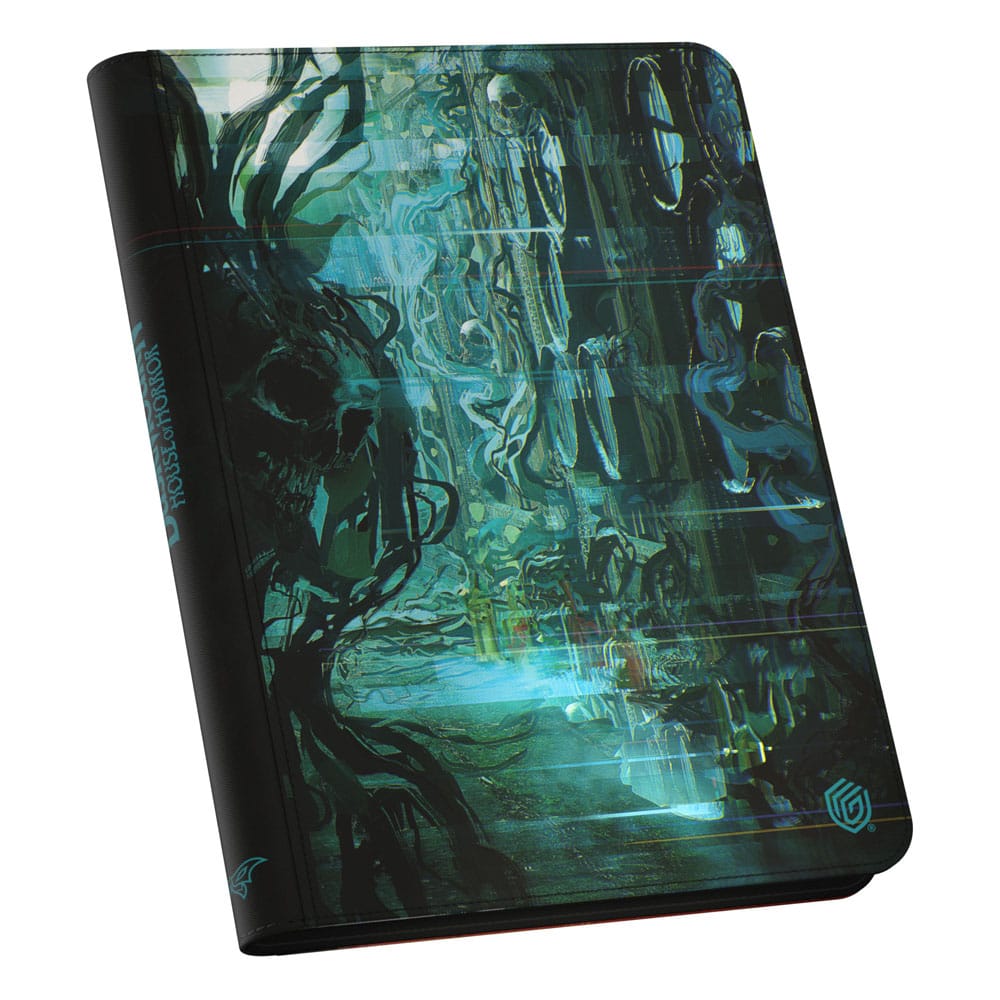 Ultimate Guard Zipfolio 360 Xenoskin mit gruseligem Duskmourn-Design, Magic: The Gathering Edition.