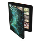 Ultimate Guard Zipfolio 360 Xenoskin mit Magic: The Gathering Karten, gruseliges Design, geöffnet.