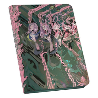 Ultimate Guard Zipfolio 360 Xenoskin mit gruseligem "Duskmourn: House of Horror" Design, Magic: The Gathering Thema.