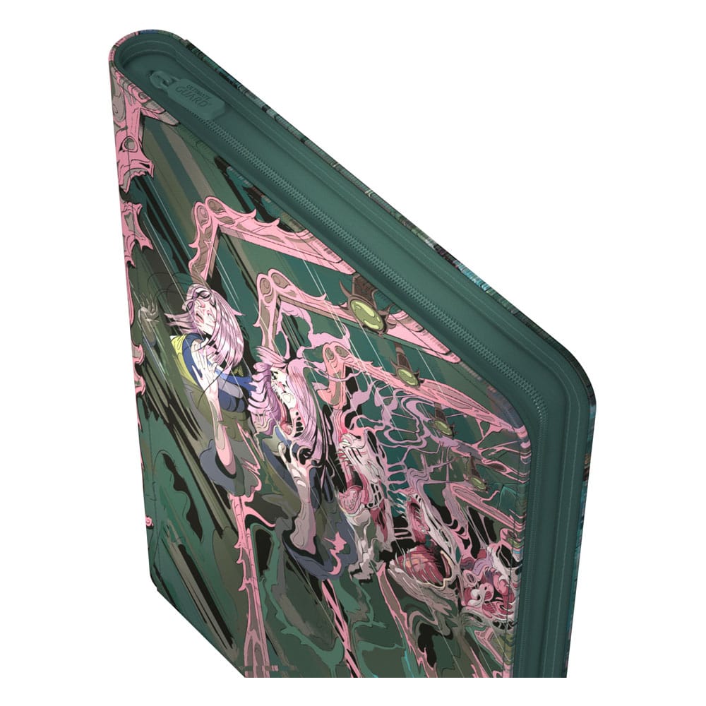 Ultimate Guard Zipfolio 360 Xenoskin mit gruseligem "Duskmourn: House of Horror" Design, Magic: The Gathering Edition.