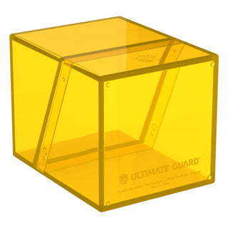 Ultimate Guard Boulder 100+ Clear Amber, transparente Kartenbox.