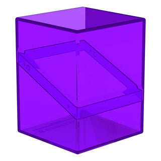 Ultimate Guard Boulder 100+ Clear Amethyst, transparente Kartenbox.