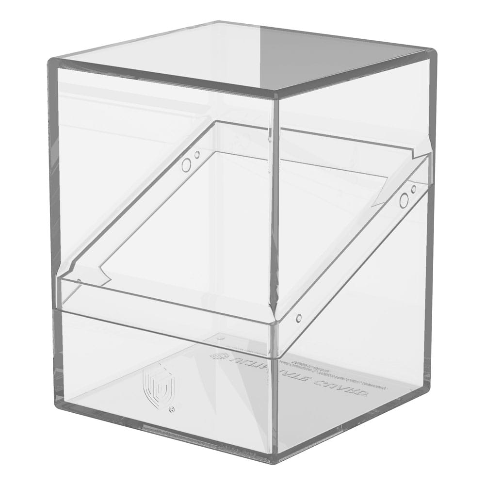 Transparente Deck-Box Ultimate Guard Boulder 100+ für Kartenaufbewahrung.