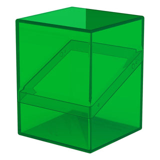 Transparente grüne Deck-Box Ultimate Guard Boulder 100+ Clear für Kartenaufbewahrung.