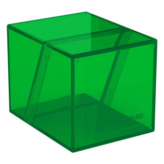 Transparente, grüne Kartenbox "Ultimate Guard Boulder 100+ Clear - Emerald" für Kartendecks.