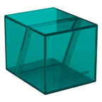 Ultimate Guard Boulder 100+ Clear in Malachite, stabile Deck-Box für bis zu 100 Karten, transparent mit sicherem Verschluss.