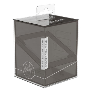 Ultimate Guard Boulder 100+ Clear Deck-Box, transparent, Onyx-Design.