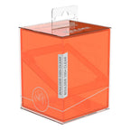 Ultimate Guard Boulder 100+ Clear Deck-Box in transparentem Poppy Topaz Design.
