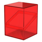 Transparente rote Kartenbox Ultimate Guard Boulder 100+ Clear Ruby.