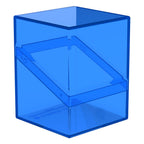 Ultimate Guard Boulder 100+ Clear in Sapphire, stabile Deck-Box für bis zu 100 Karten, transparentes Design, sicherer Vers...