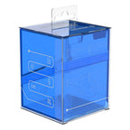 Ultimate Guard Boulder 100+ Clear Sapphire, transparente Deck-Box für Kartenaufbewahrung.