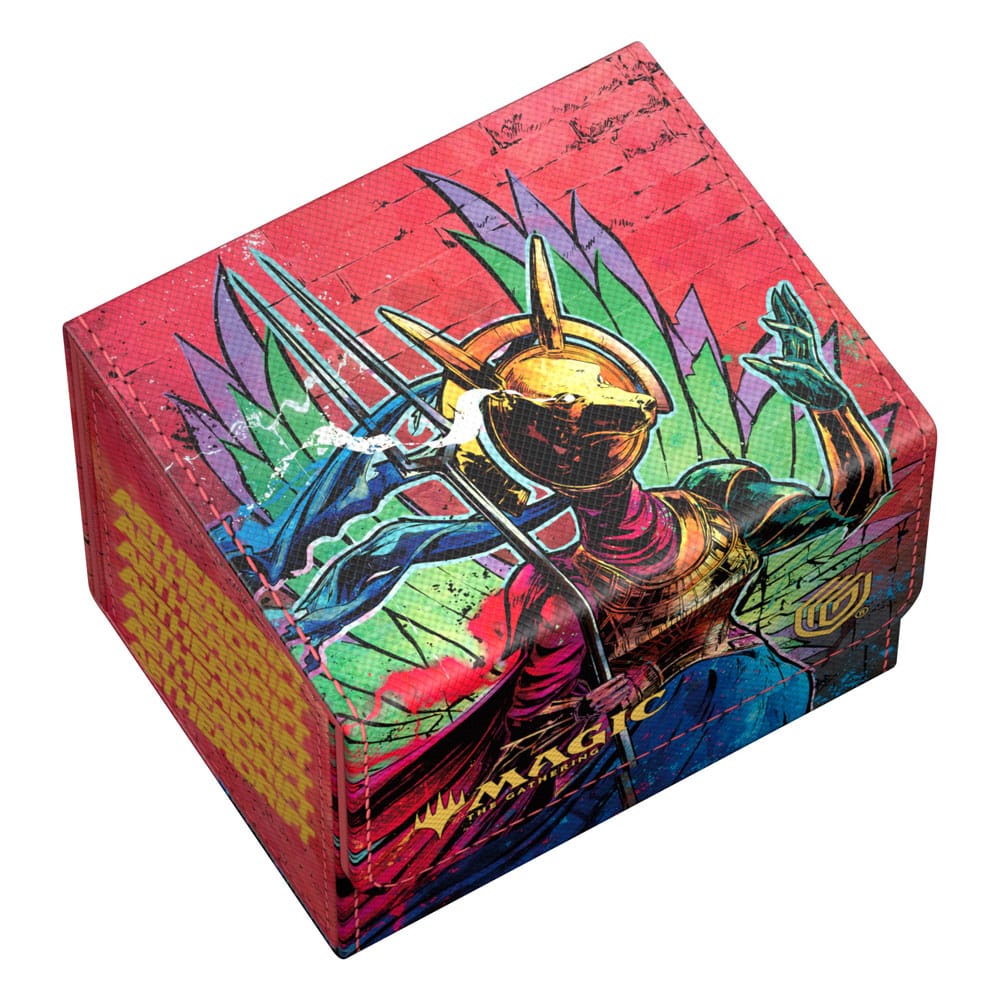 Ultimate Guard Sidewinder 100+ Xenoskin Deck-Box mit Magic: The Gathering "Aetherdrift" Design.