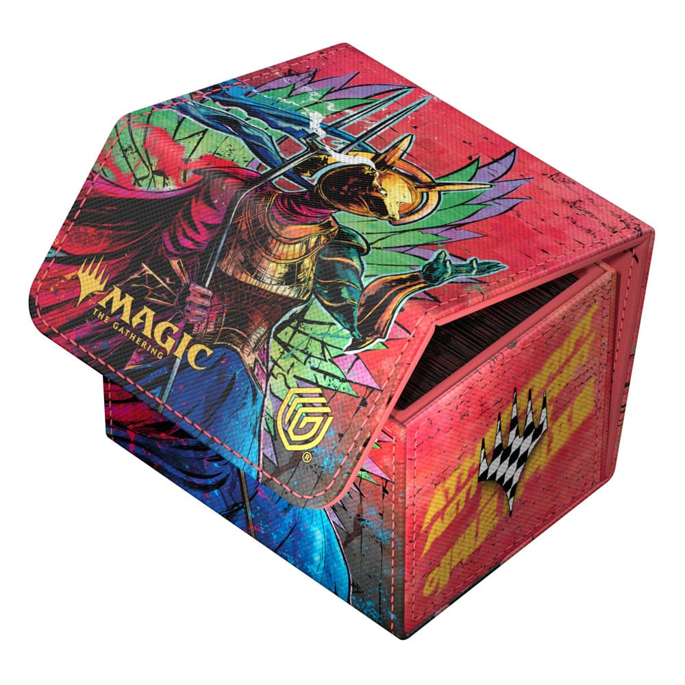 Ultimate Guard Sidewinder 100+ Xenoskin Deck-Box mit Magic: The Gathering "Aetherdrift" Design.