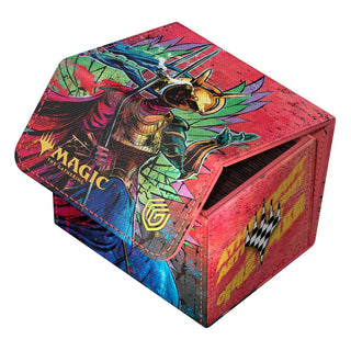 Ultimate Guard Sidewinder 100+ Xenoskin Deck-Box mit Magic: The Gathering "Aetherdrift" Design.