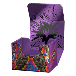 Ultimate Guard Sidewinder 100+ Xenoskin Deck-Box, lila, mit Magic: The Gathering Design.