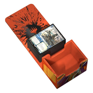 Ultimate Guard Sidewinder 100+ Xenoskin Deck-Box "Aetherdrift" mit Karten, ideal für Magic: The Gathering.