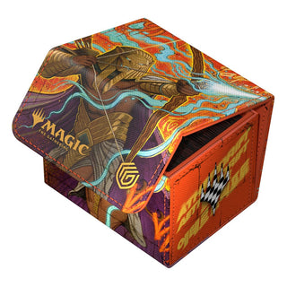 Ultimate Guard Sidewinder 100+ Xenoskin Deck-Box mit Magic: The Gathering "Aetherdrift" Design.