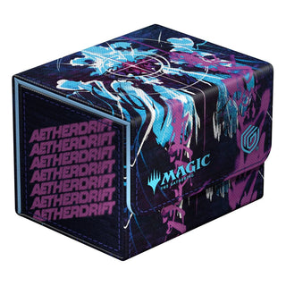 Ultimate Guard Sidewinder 100+ Xenoskin Deck-Box, Aetherdrift Design, für Magic: The Gathering Karten.