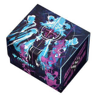 Ultimate Guard Sidewinder 100+ Xenoskin Deck-Box mit buntem "Aetherdrift" Design für Magic: The Gathering.