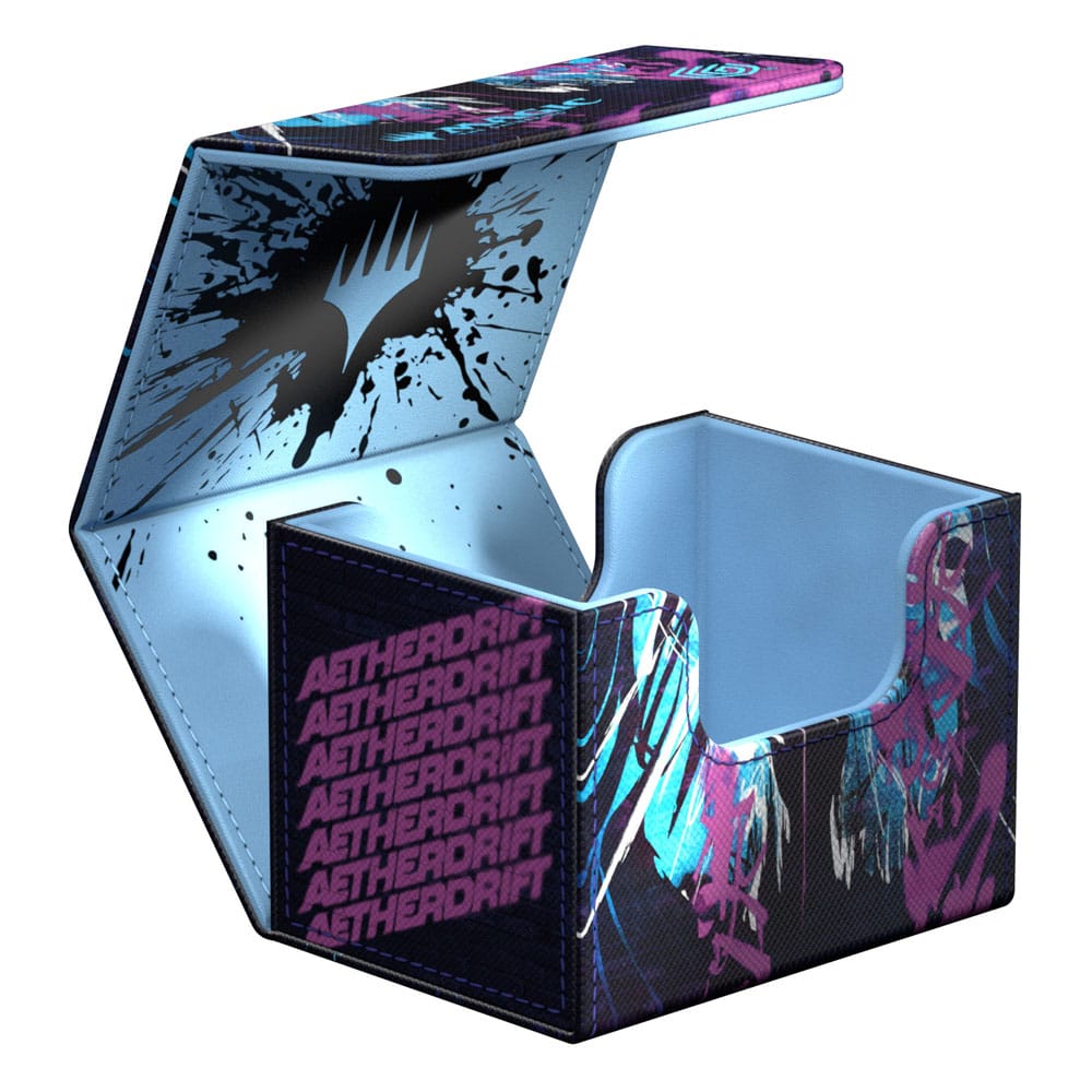 Ultimate Guard Sidewinder 100+ Xenoskin Deck-Box, Aetherdrift Design, für Magic: The Gathering Karten.