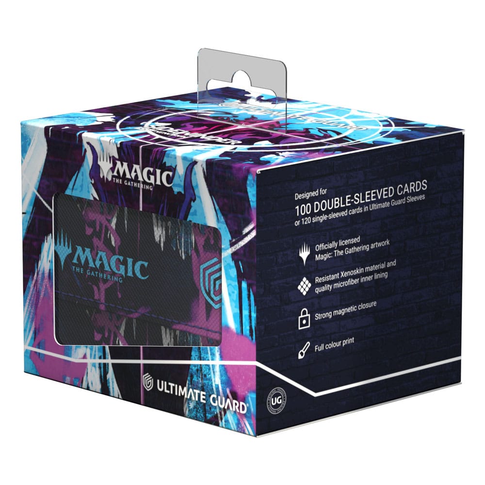 Ultimate Guard Sidewinder 100+ Xenoskin Deck-Box für Magic: The Gathering, Aetherdrift Design, fasst 100 Karten.