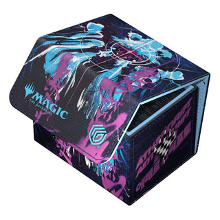 Ultimate Guard Sidewinder 100+ Xenoskin Deck-Box mit buntem "Aetherdrift" Design für Magic: The Gathering Karten.