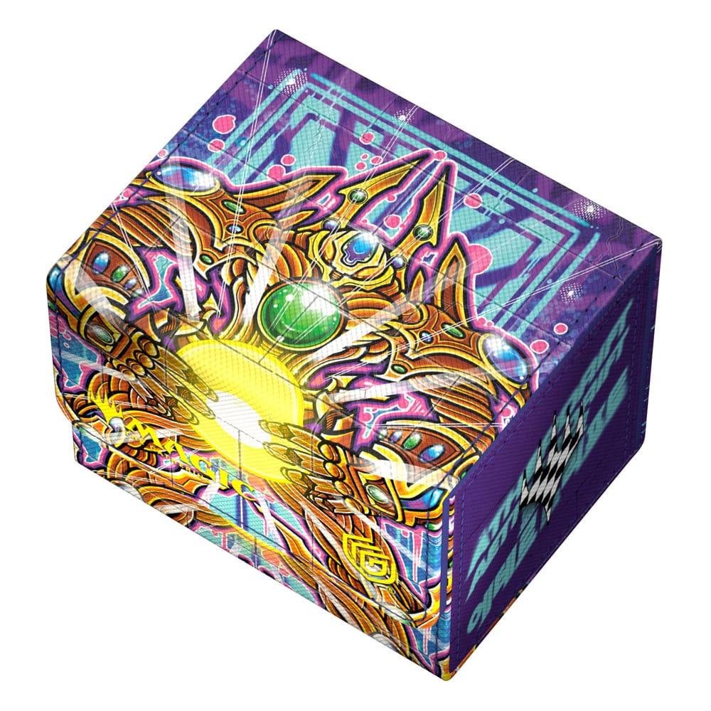 Ultimate Guard Sidewinder 100+ Xenoskin Deck-Box mit buntem Solar Gearhulk-Design für Magic: The Gathering.