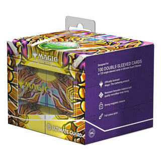 Ultimate Guard Sidewinder 100+ Xenoskin Deck-Box für Magic: The Gathering, "Aetherdrift" Design, fasst 100 Karten.