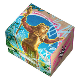 Ultimate Guard Sidewinder 100+ Xenoskin Deck-Box mit farbigem "Aetherdrift" Design, ideal für Magic: The Gathering.