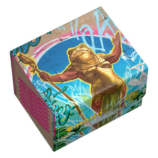 Ultimate Guard Sidewinder 100+ Xenoskin Deck-Box mit "Aetherdrift" Magic: The Gathering Design.