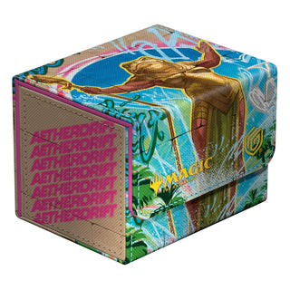 Ultimate Guard Sidewinder 100+ Xenoskin Deck-Box, Aetherdrift Design, für Magic: The Gathering Karten.