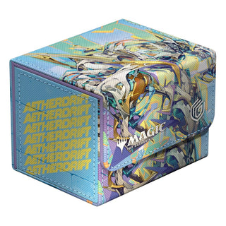 Ultimate Guard Sidewinder 100+ Xenoskin Deck-Box, Aetherdrift Design, für Magic: The Gathering Karten.