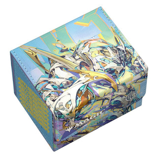 Ultimate Guard Sidewinder 100+ Xenoskin Deck-Box mit buntem "Aetherdrift" Design, geeignet für Magic: The Gathering Karten.