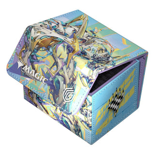 Ultimate Guard Sidewinder 100+ Xenoskin Deck-Box mit "Aetherdrift" Design, ideal für Magic: The Gathering Karten.