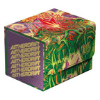 Bunte Ultimate Guard Sidewinder 100+ Xenoskin Deck-Box für Magic: The Gathering, Design "Aetherdrift" mit Pyrewood Gearhulk.