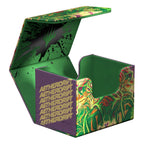 Ultimate Guard Sidewinder 100+ Xenoskin Deck-Box, Aetherdrift Design, geöffnet, für Magic: The Gathering Karten.