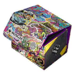 Bunte Ultimate Guard Sidewinder 100+ Xenoskin Deck-Box, Magic: The Gathering "Aetherdrift" Design.