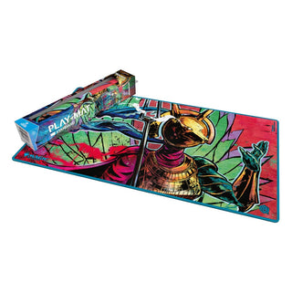 Magic: The Gathering Play-Mat "Aetherdrift" mit Hazoret-Motiv, 61x35cm, rutschfest, von Ultimate Guard.