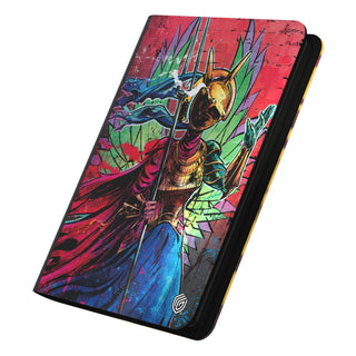 Ultimate Guard Zipfolio 360 Xenoskin mit Hazoret-Design aus Magic: The Gathering Aetherdrift Edition.