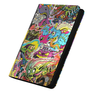 Ultimate Guard Zipfolio 360 Xenoskin mit buntem, chaotischem "Aetherdrift" Design aus Magic: The Gathering.